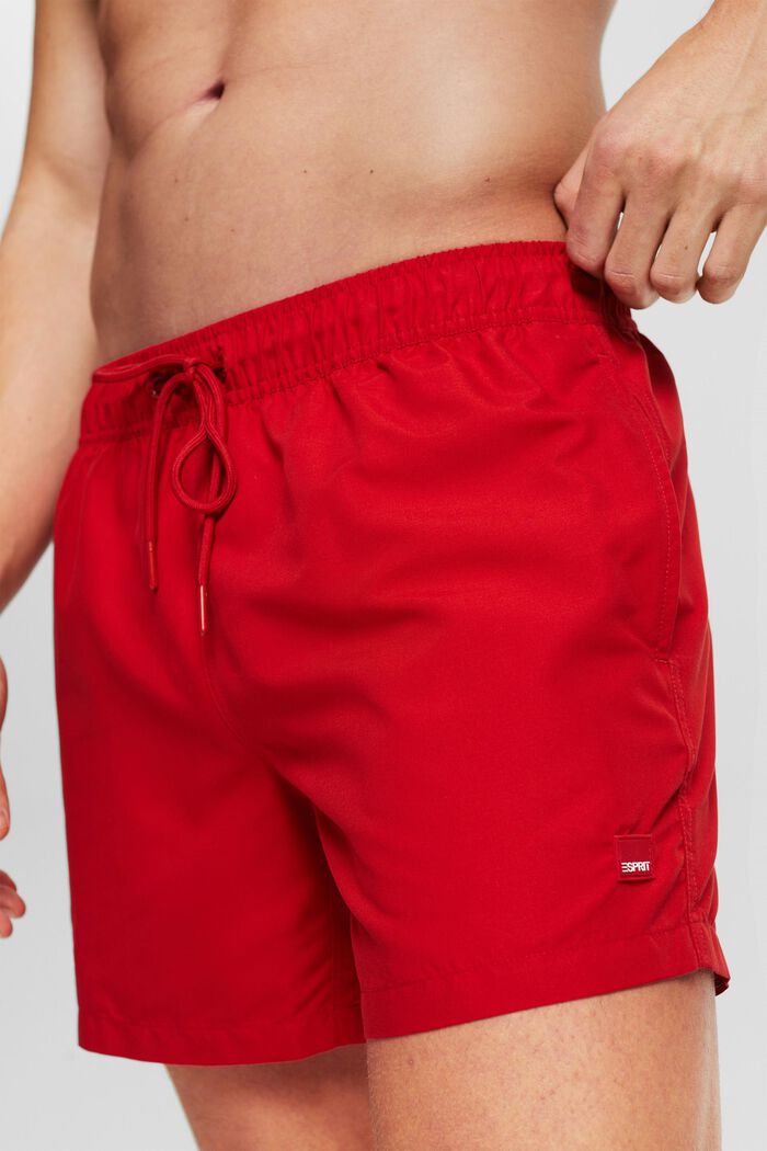 Koupací šortky, DARK RED, detail image number 2