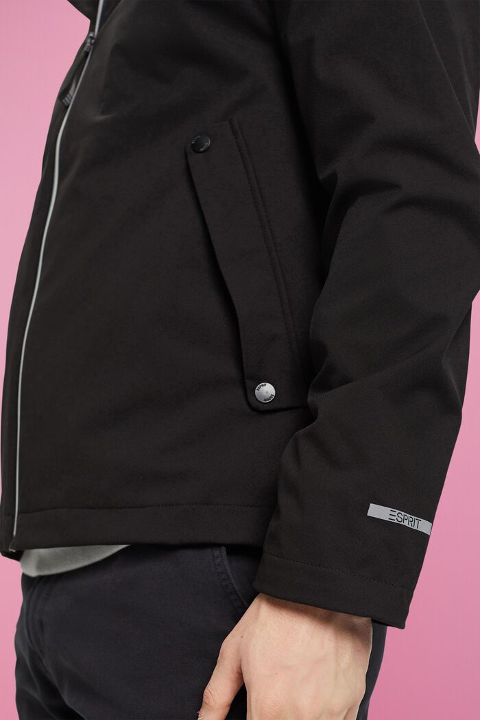Softshellová bunda s kapucí, BLACK, detail image number 2