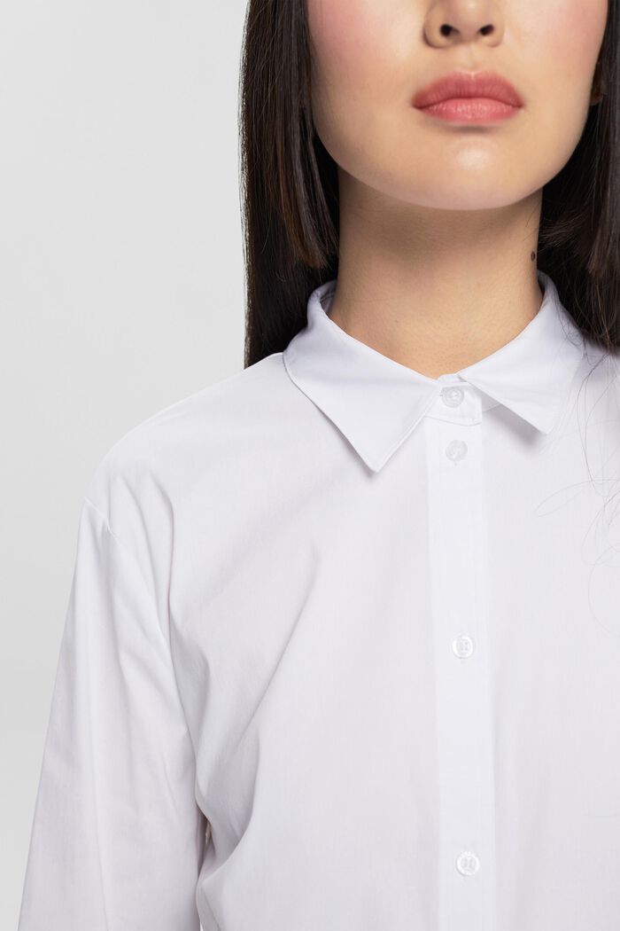 Košilová halenka, WHITE, detail image number 2