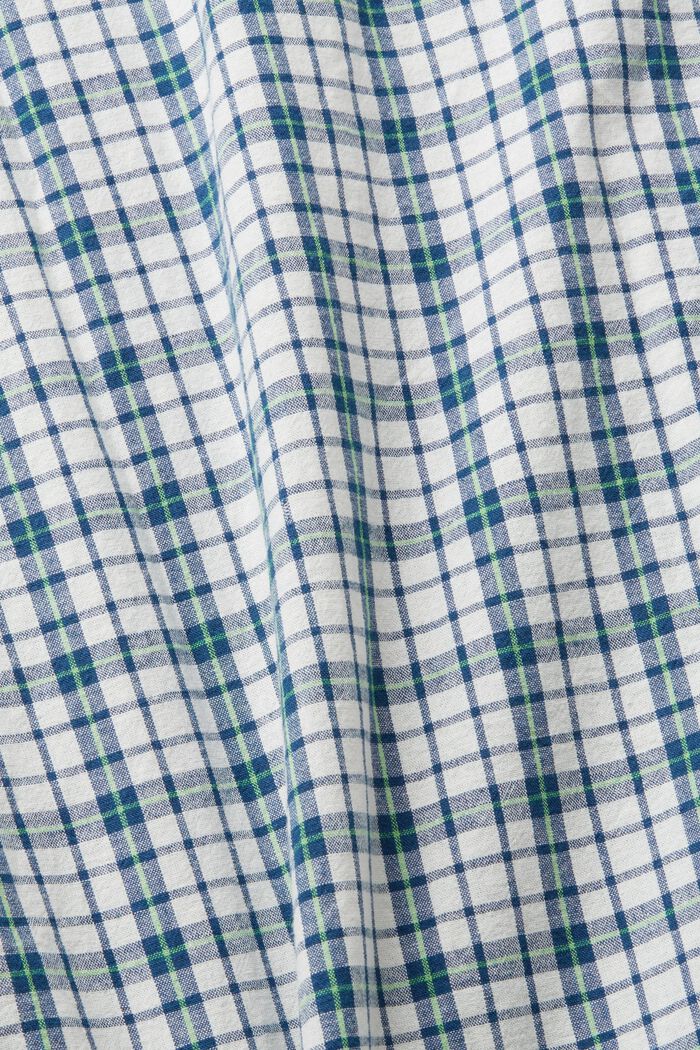 Kostkovaná košile z udržitelné bavlny, OFF WHITE, detail image number 5