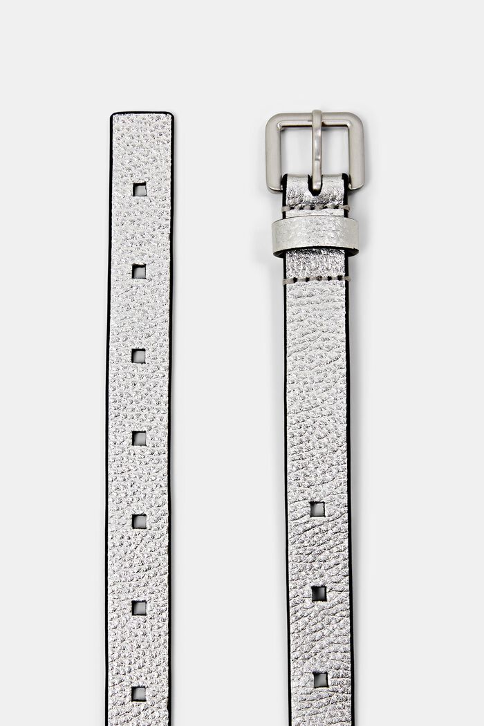 Kožený pásek, SILVER, detail image number 1