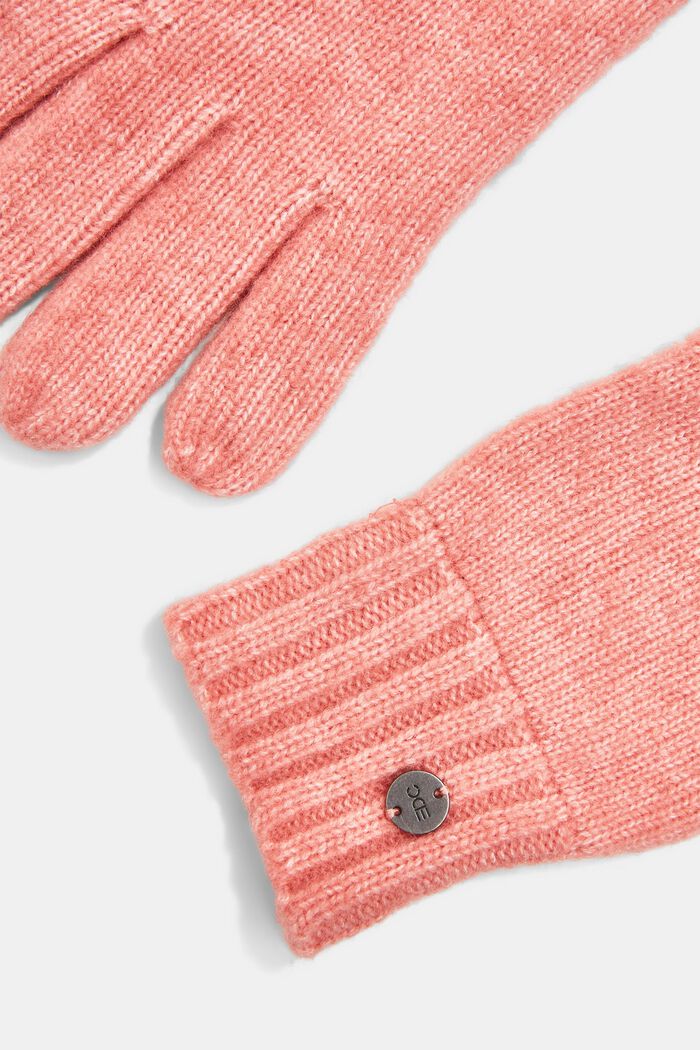 Pletené rukavice, CORAL, detail image number 1
