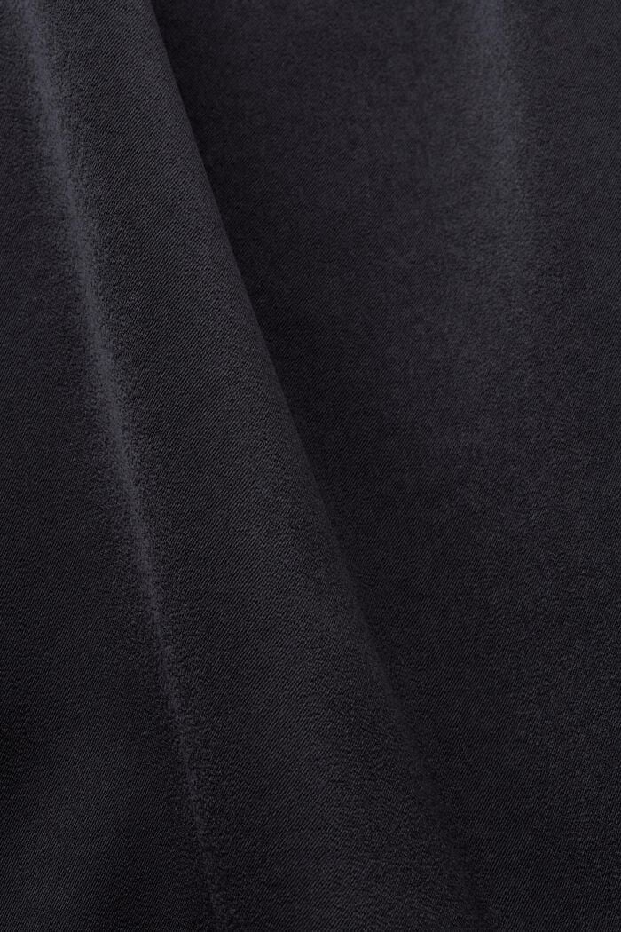 Saténový top na ramínka, BLACK, detail image number 6