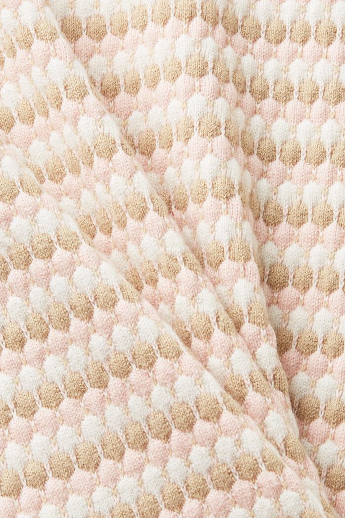 Vícebarevný pulovr, směs s bavlnou, SAND, detail image number 4