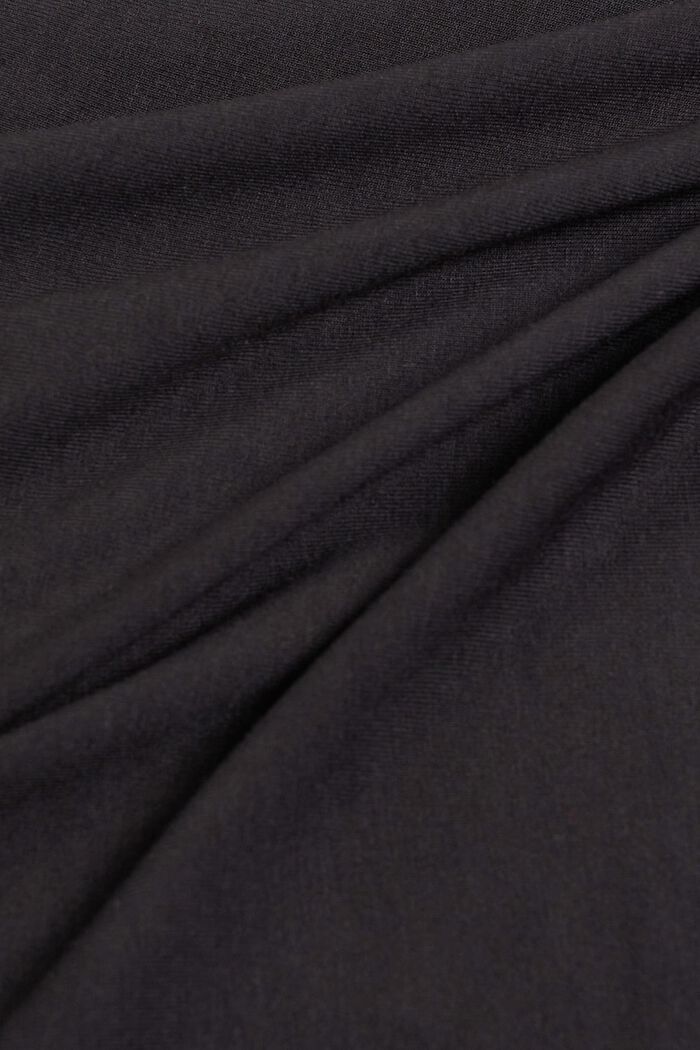 Pyžamová souprava s krajkou, LENZING™ ECOVERO™, BLACK, detail image number 4