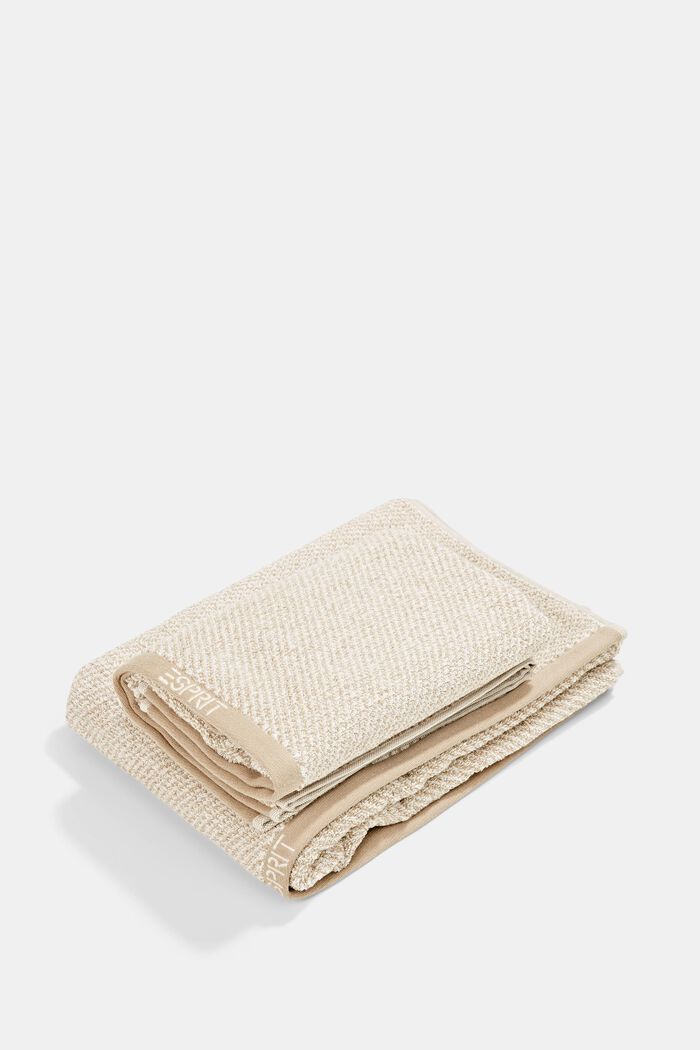 Melírovaný ručník, 100% bavlna, SAND, detail image number 0