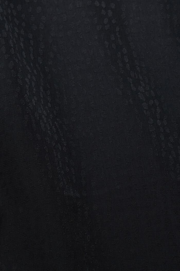 Vzorovaná saténová halenka, BLACK, detail image number 5