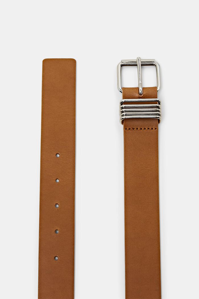 Kožený pásek, RUST BROWN, detail image number 1