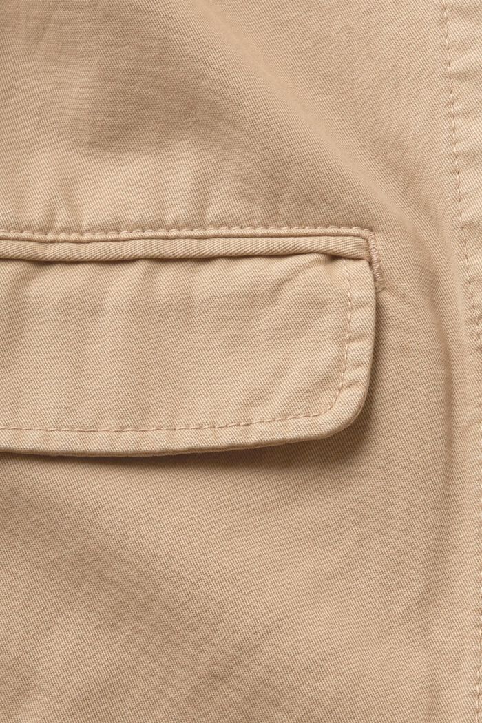 Bavlněné sako v boxy střihu, TAUPE, detail image number 5