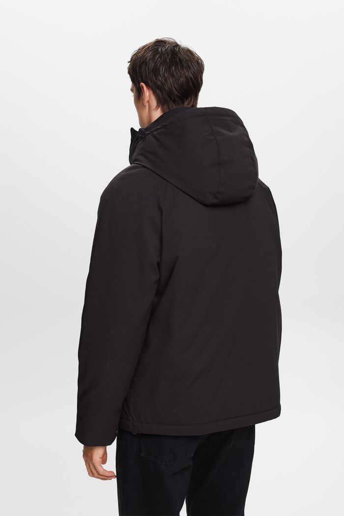 Péřový kabát s kapucí, BLACK, detail image number 3