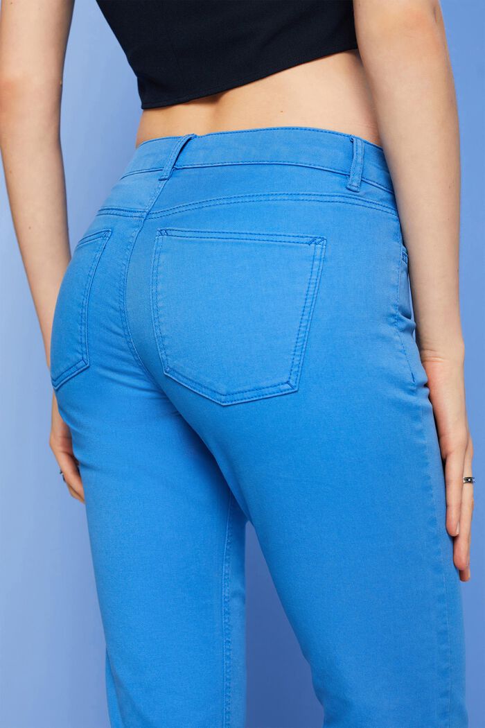 Capri kalhoty z bio bavlny, BRIGHT BLUE, detail image number 2