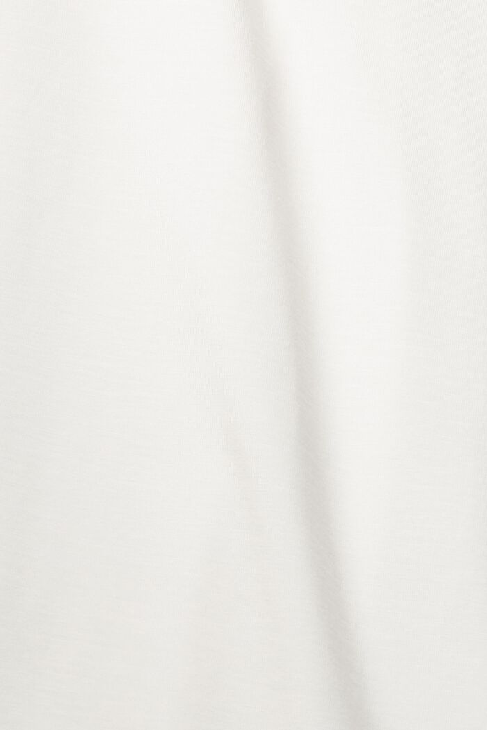 Tričko se špičatým výstřihem, TENCEL™, OFF WHITE, detail image number 1