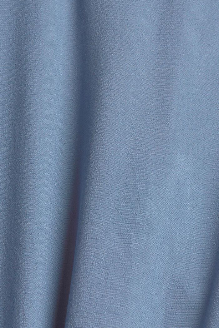 Tuniková halenka z materiálu LENZING™ ECOVERO™, GREY BLUE, detail image number 4