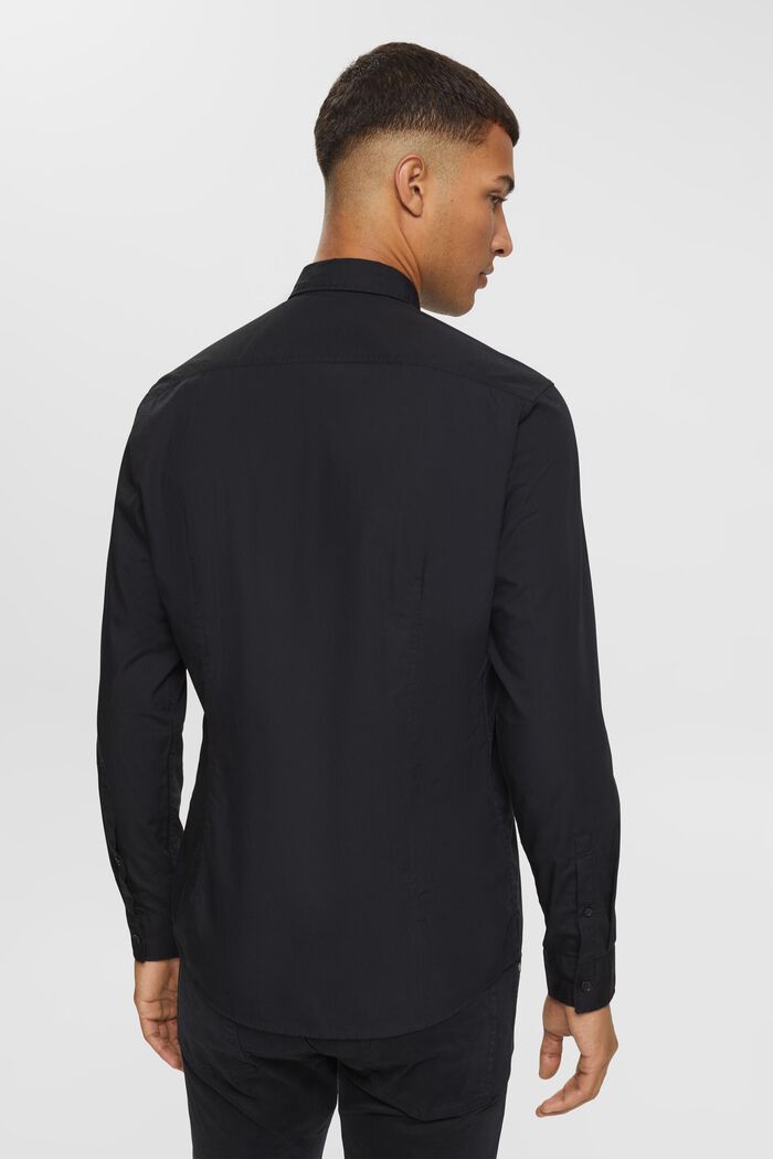 Košile Slim Fit z udržitelné bavlny, BLACK, detail image number 3