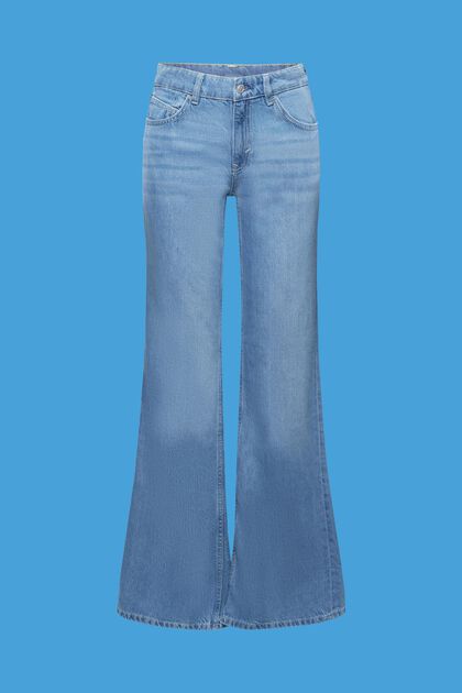Rozšířené retro džíny se středně vysokým pasem