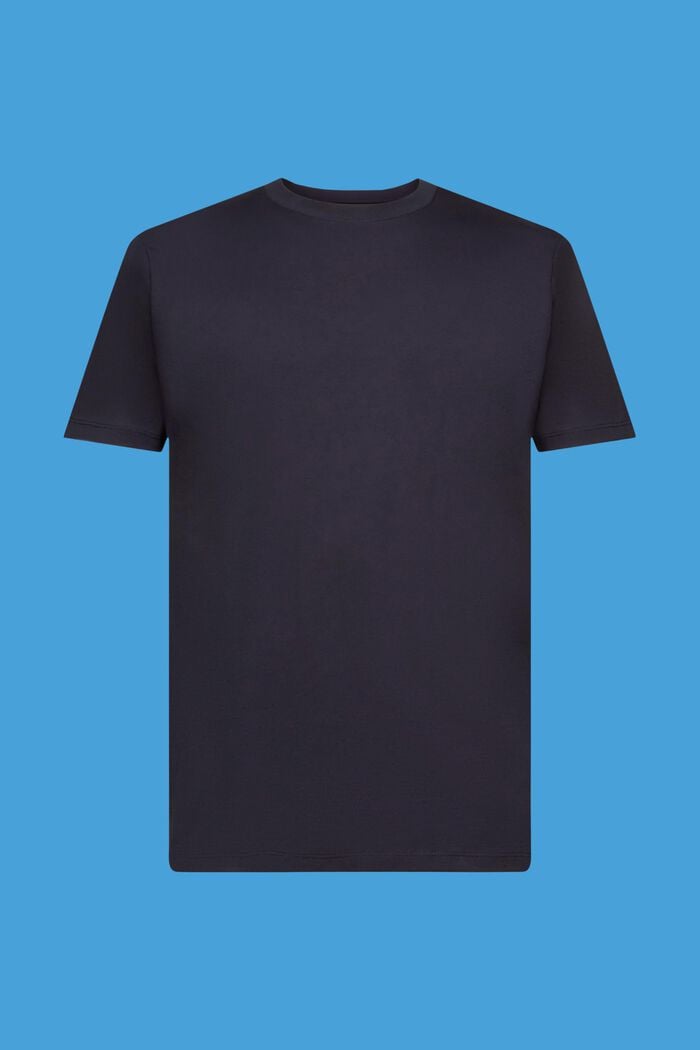 Žerzejové tričko s kulatým výstřihem, NAVY, detail image number 7