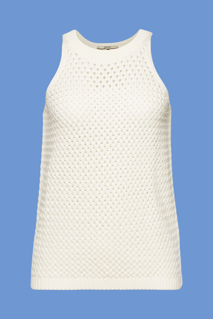Pletený top bez rukávů, 100 % bavlna, ICE, detail image number 6