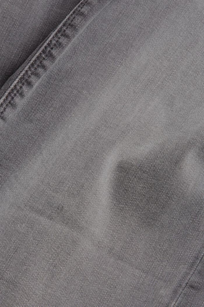 Superstrečové džíny ze směsi s bio bavlnou, GREY MEDIUM WASHED, detail image number 4