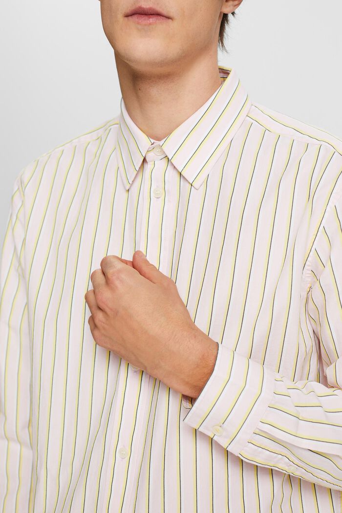 Pruhovaná bavlněná košile, PASTEL PINK, detail image number 2