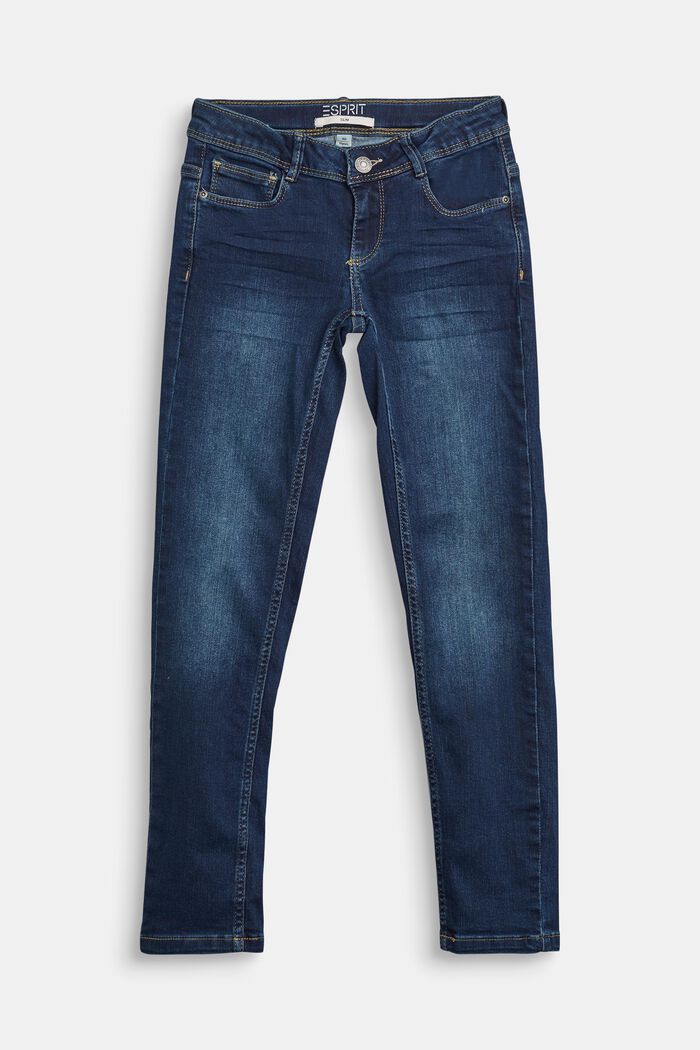 Strečové džíny s možností úpravy velikosti a s nastavitelným pasem