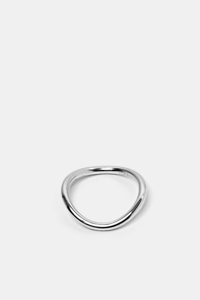 Zvlněný prsten ze sterlingového stříbra, SILVER, detail image number 0