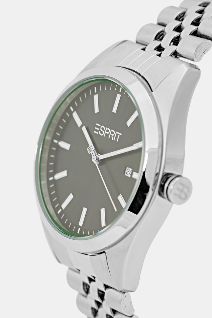 Nerezové hodinky s článkovým náramkem, SILVER, detail image number 1