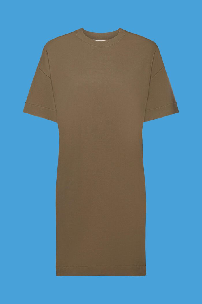 Žerzejové šaty, KHAKI GREEN, detail image number 6