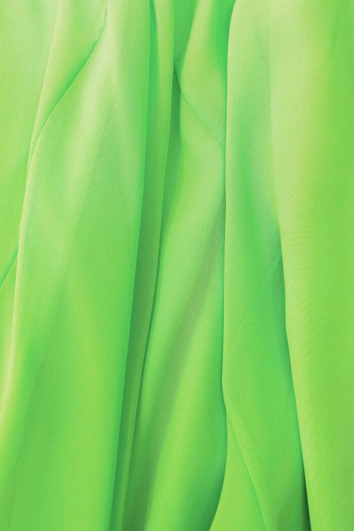 Šifonové maxi šaty se špičatým výstřihem, CITRUS GREEN, detail image number 6