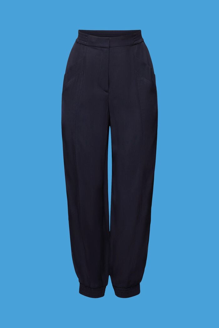 Lehké kalhoty v joggingovém stylu, NAVY, detail image number 6