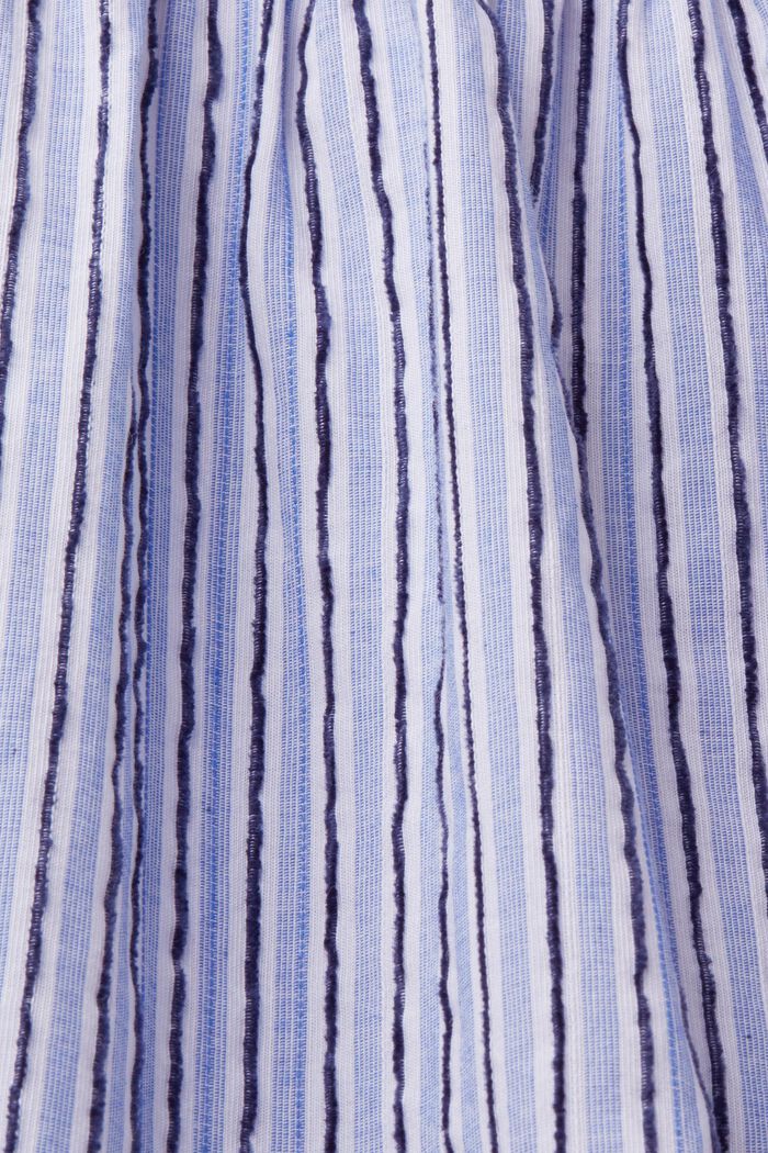 Pruhované šaty, 100 % bavlna, BRIGHT BLUE, detail image number 5