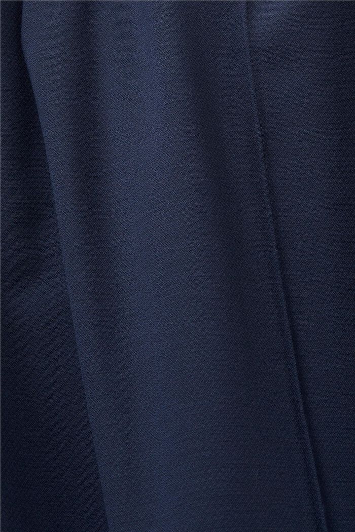 Kalhoty se středním pasem a širokými nohavicemi, NAVY, detail image number 6