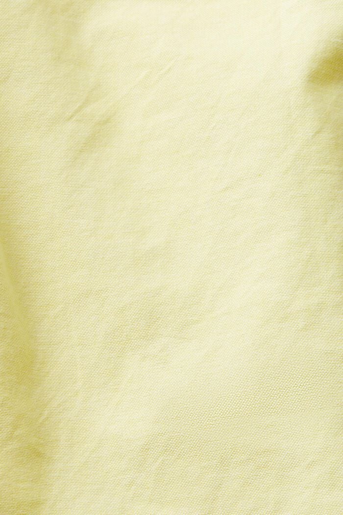 Propínací košile, BRIGHT YELLOW, detail image number 4