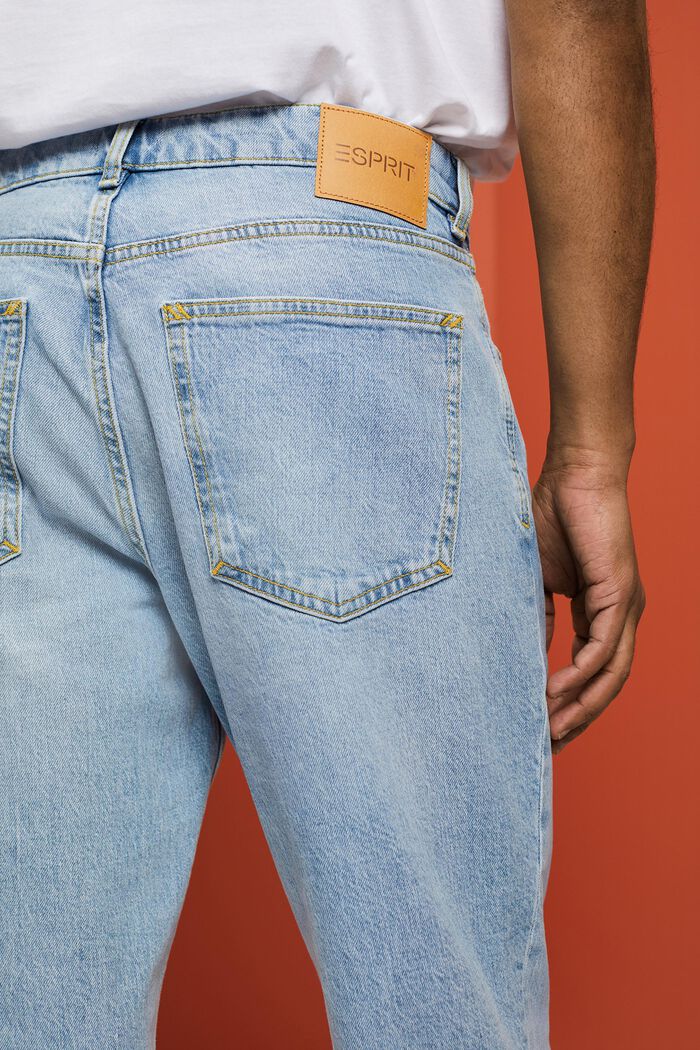 Ležérní džíny s úzkým střihem Slim Fit, BLUE LIGHT WASHED, detail image number 5