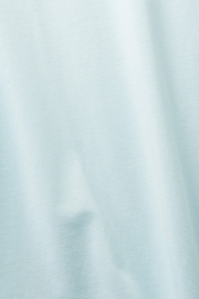 Tričko z bavlny pima, Slim Fit, LIGHT AQUA GREEN, detail image number 5