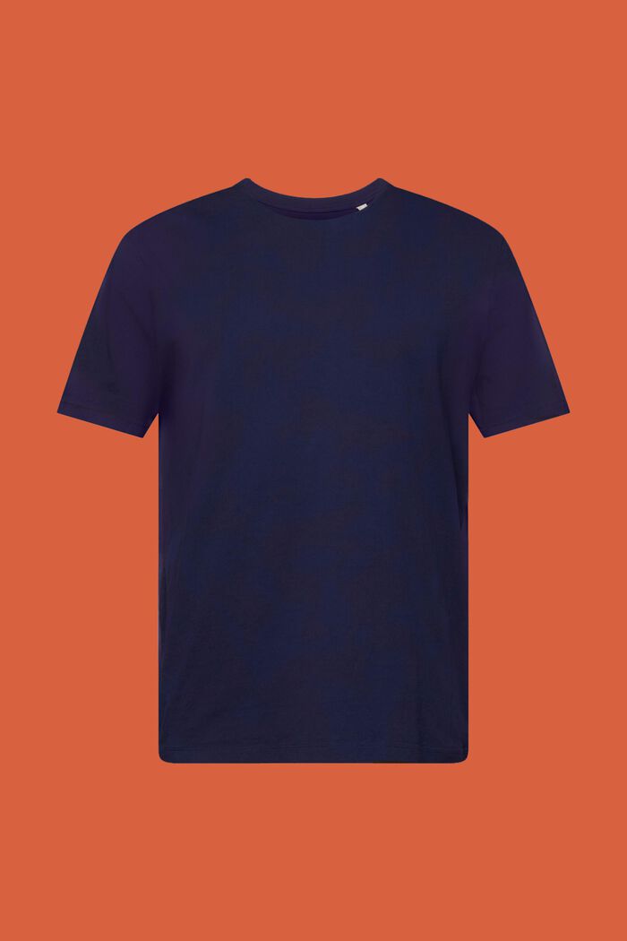 Tričko s kulatým výstřihem ke krku, 100% bavlna, DARK BLUE, detail image number 6