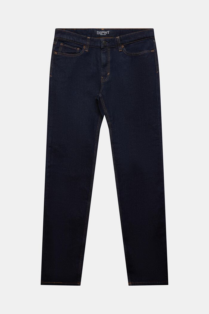 Recyklováno: džíny rovného střihu Straight Fit, BLUE RINSE, detail image number 7