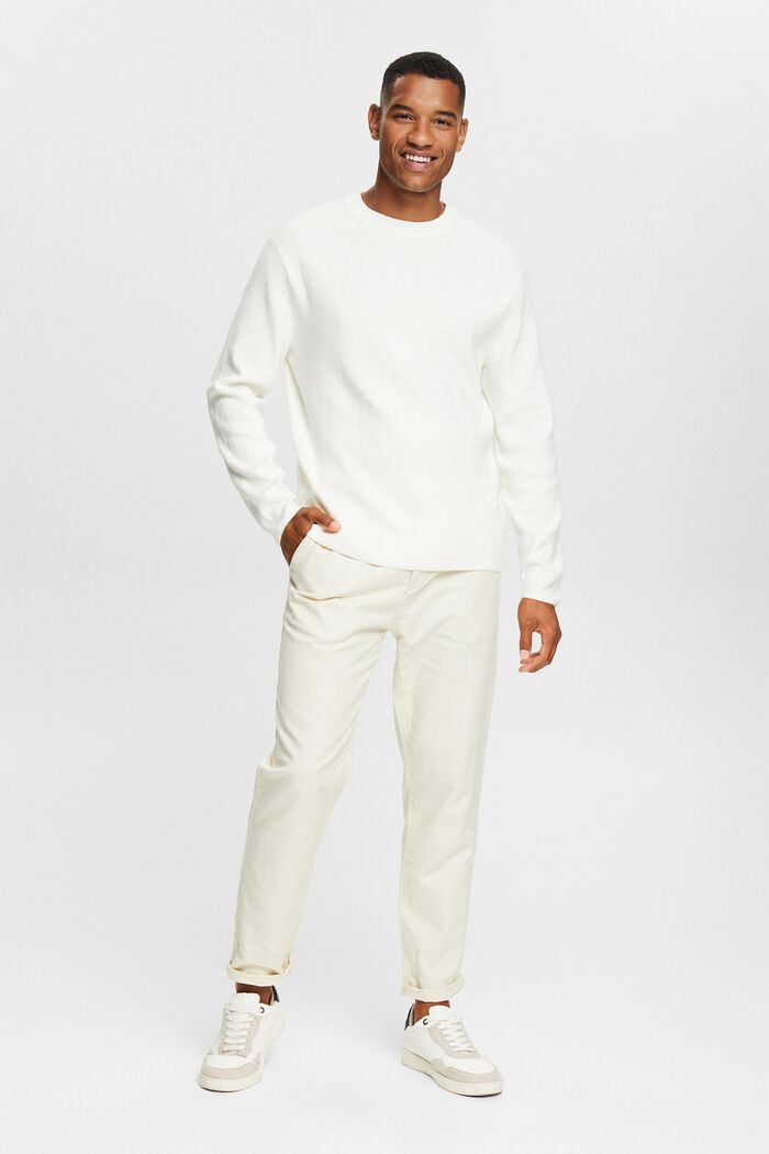 Pletený pulovr, OFF WHITE, detail image number 1