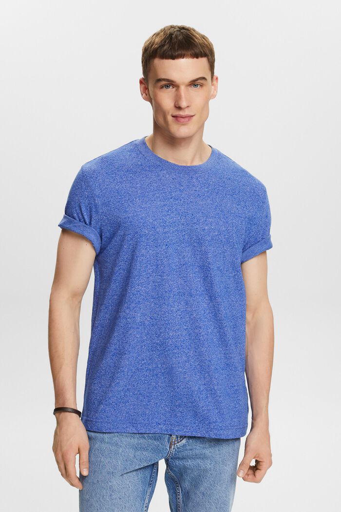 Melírované tričko, BRIGHT BLUE, detail image number 0