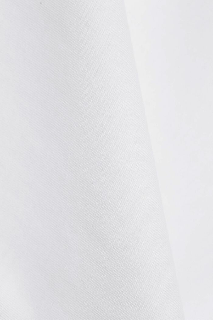 Žerzejové tričko ze 100% bio bavlny, WHITE, detail image number 4
