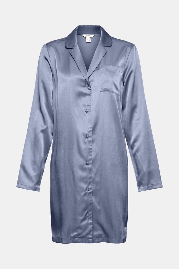 Saténová noční košile s vlákny LENZING™ ECOVERO™