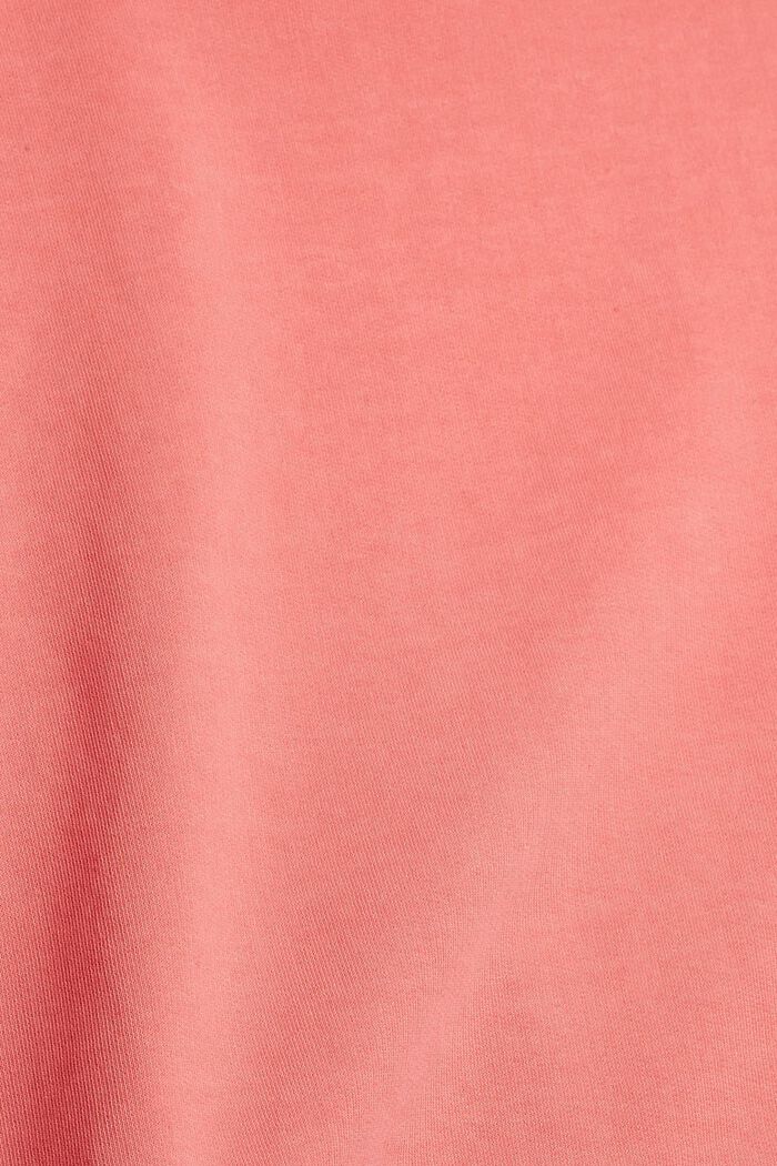 Mikina ze 100% bavlny, CORAL, detail image number 1
