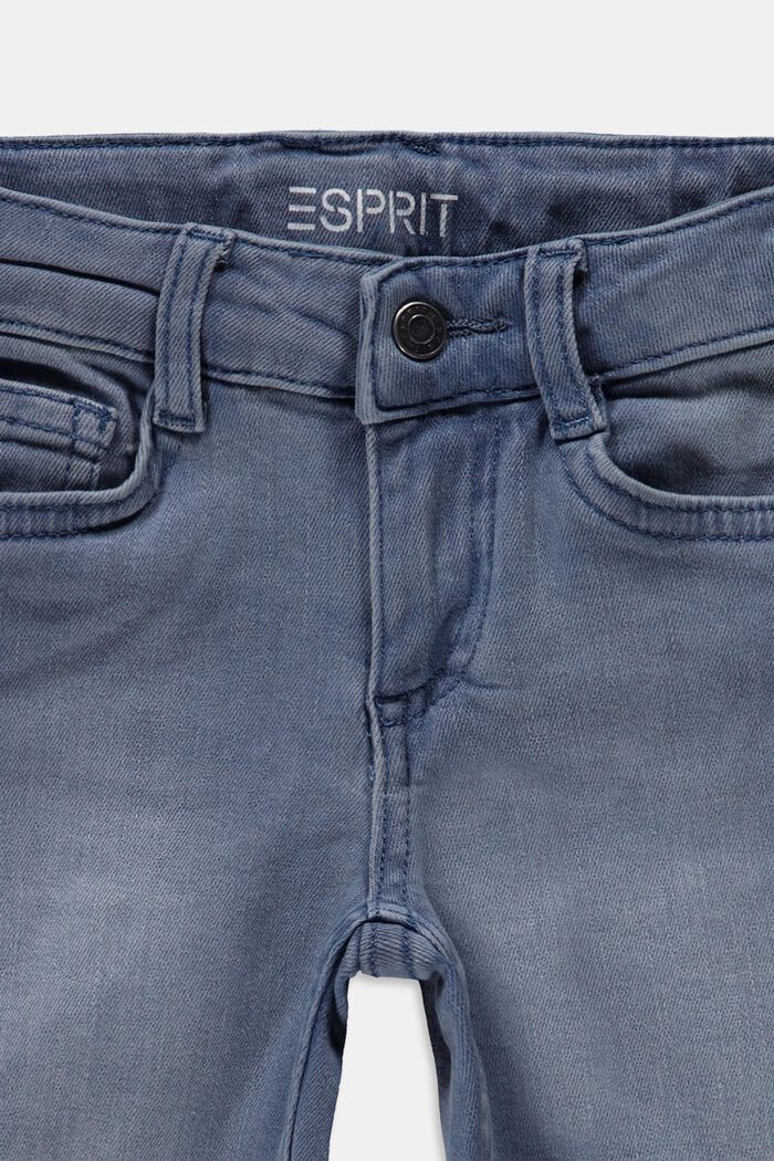 Džínové šortky s variabilním pasem, BLUE BLEACHED, detail image number 2