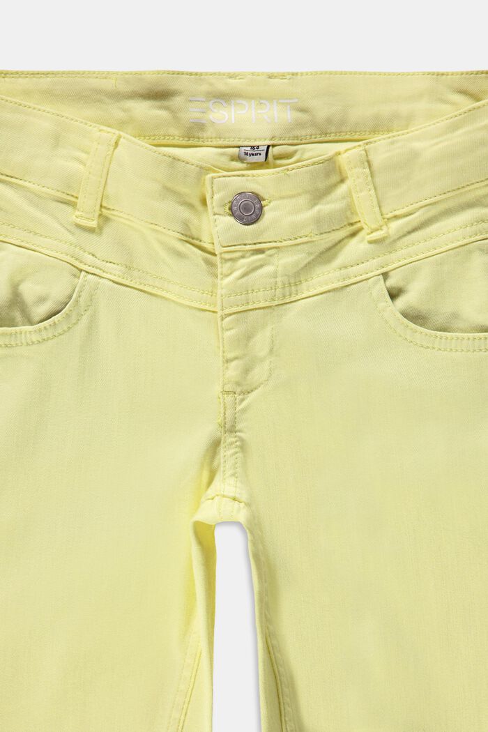 Capri kalhoty s nastavitelným pasem, LIME YELLOW, detail image number 2