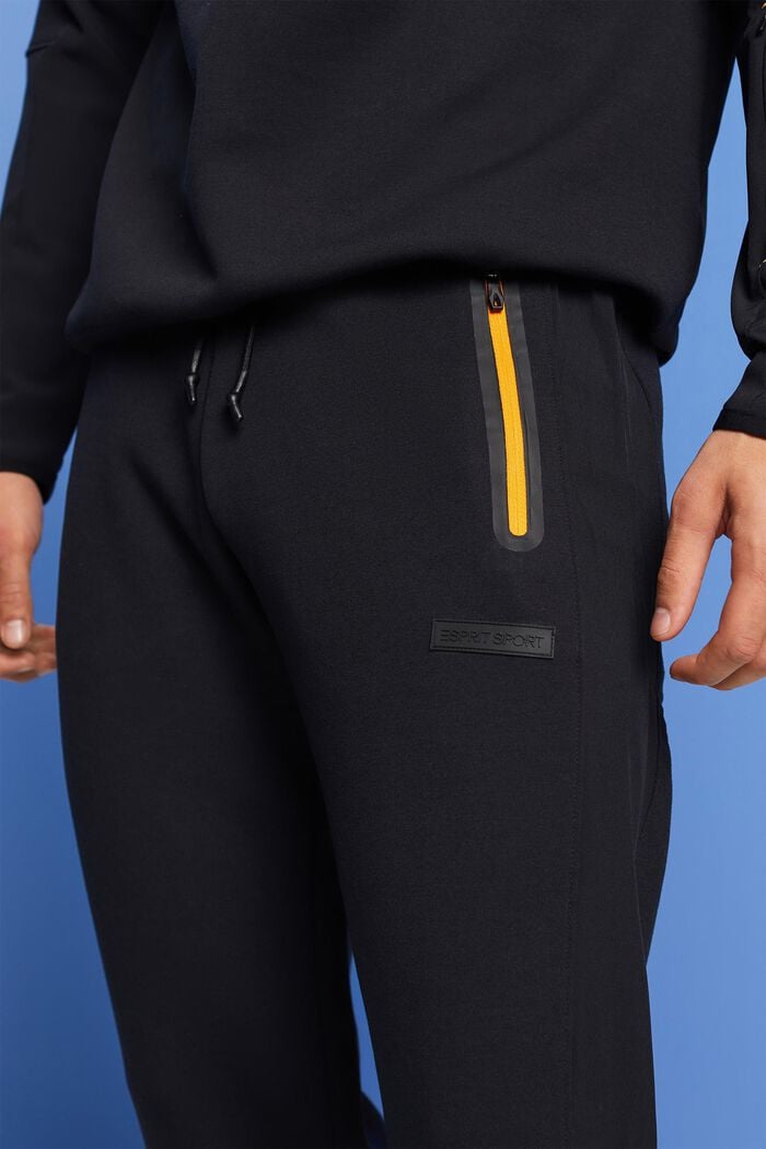 Teplákové kalhoty, LENZING™ ECOVERO™, BLACK, detail image number 2