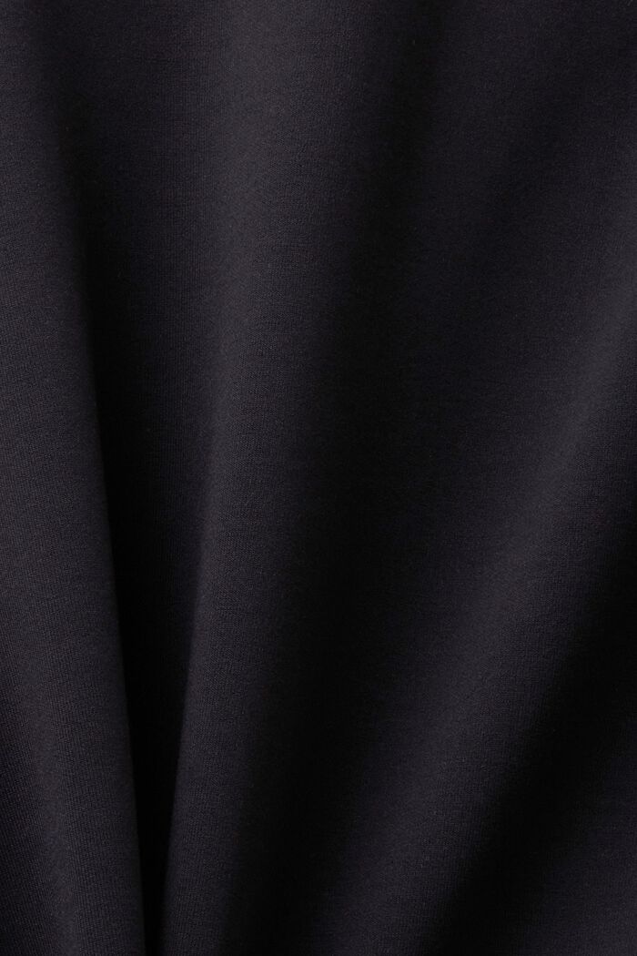 Mikina s kapsami na zip, BLACK, detail image number 4