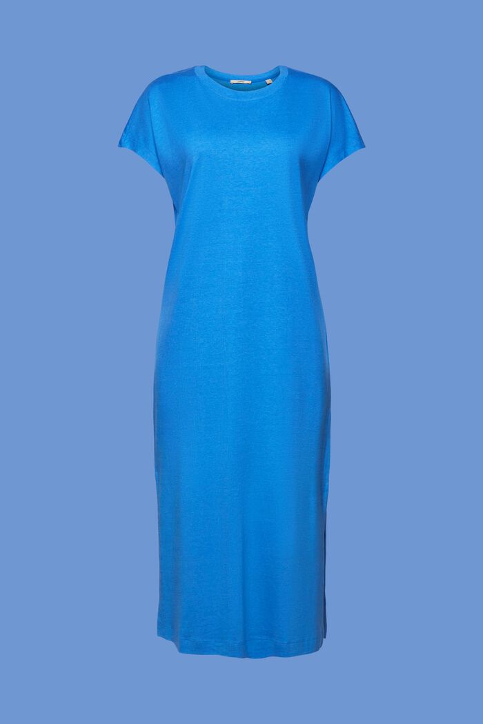 Midi šaty z žerzeje, BRIGHT BLUE, detail image number 6