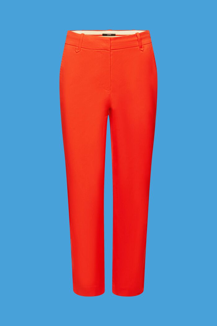 Kalhoty Slim Fit s vysokým pasem, ORANGE RED, detail image number 5
