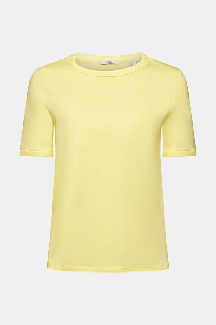 Bavlněné tričko, LIGHT YELLOW, detail image number 7