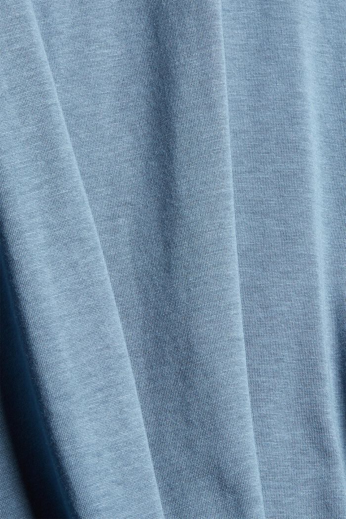 CURVY tričko s dlouhým rukávem a rolákem, TENCEL™, GREY BLUE, detail image number 4