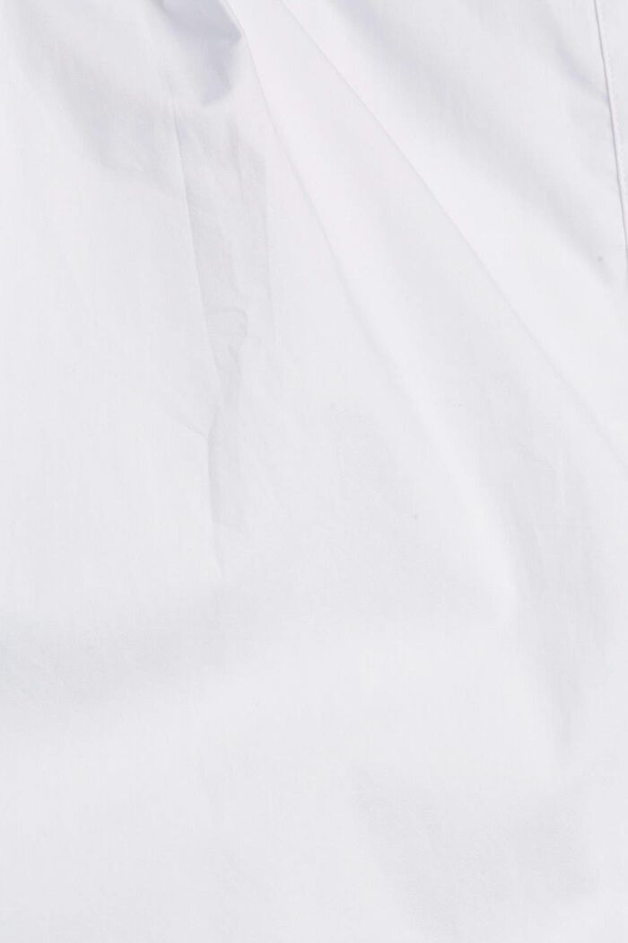 Košilová halenka ze 100% bio bavlny, WHITE, detail image number 4